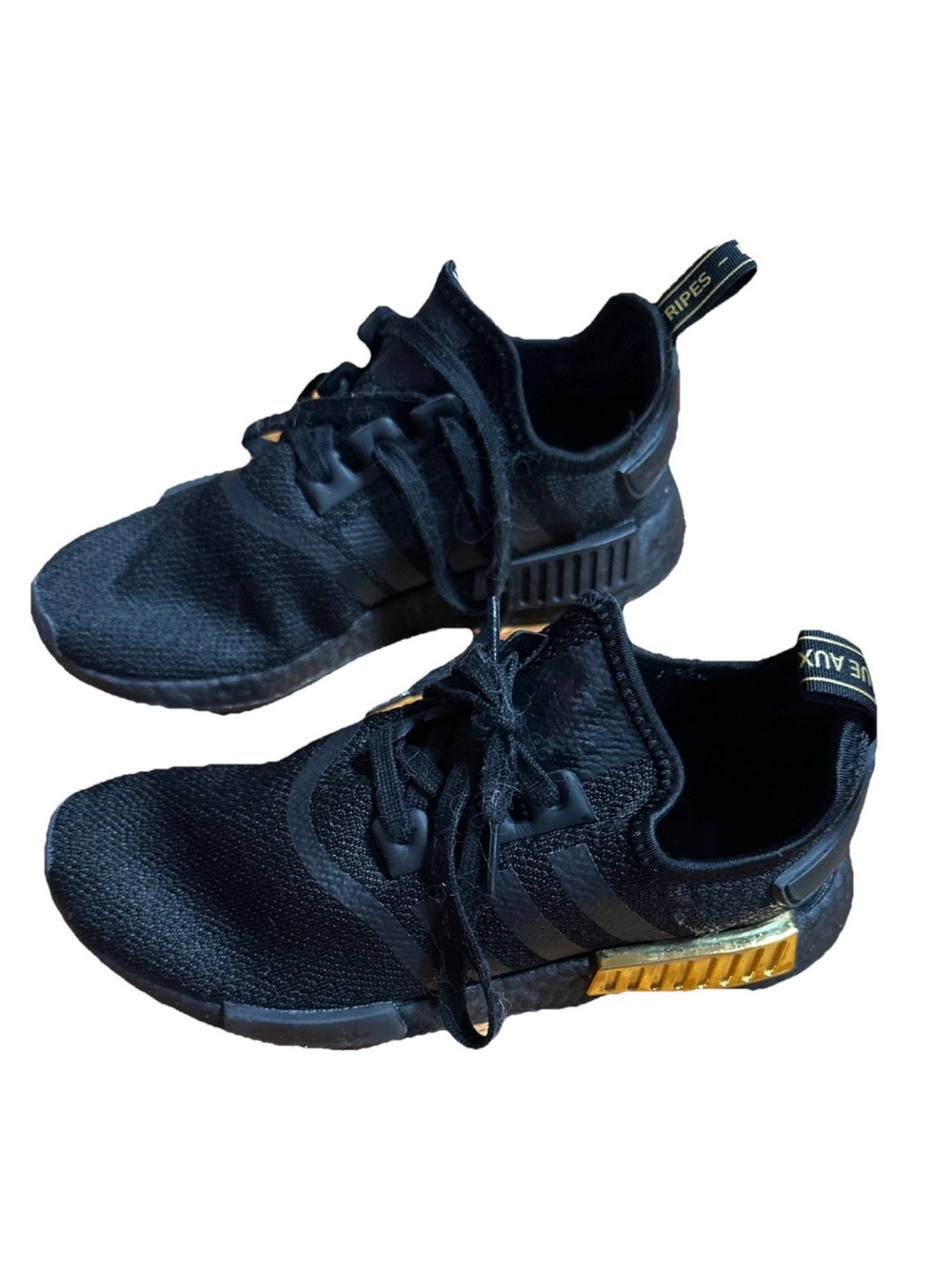 adidas Black Slip-On Athletic Sneakers with Subtle Branding